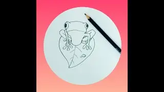 How to draw a tree frog | Easy drawing | J's Art World