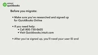 Call Tollfree +1(888) 369-9603 Quickbooks Support USA Migrate your company file to QuickBooks Online