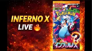 LIVE Opening Inferno X Pok&eacute;mon Packs 🔥 | Japanese Pok&eacute;mon Card Pulls