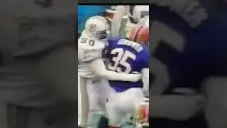 Dolphins LB Bryan Cox hated the #Bills - fierce rivalry.