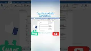 How to Set Page Number in Ms-Word 2016|Document page Number Set in Microsoft Word  