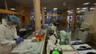 Intensive care unit in Prague half full as virus slows