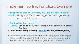 PHP Sorting Functions in Associative Arrays