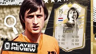 95 PRIME ICON MOMENTS CRUYFF PLAYER REVIEW | FIFA 21 Ultimate Team