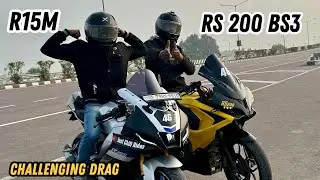 R15M vs RS200 BS3 Drag Race 🔥 20,000 ka Challenge | Shock Result🤯