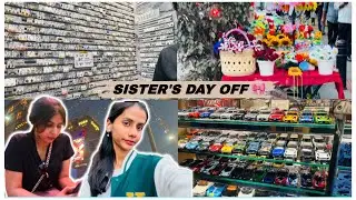 Spending my sister's day off with her! 🛍️☁️