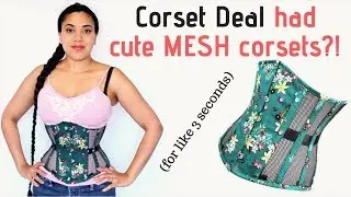 CorsetDeal Summer MESH Underbust Corset Review | Lucy's Corsetry