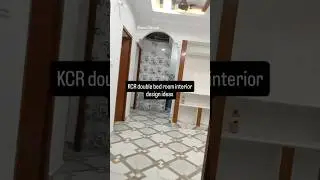 KCR Double Bed Room Interior Design❤️ // KCR//BRS//2BHK//Telangana