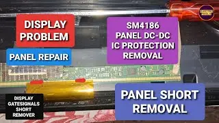 Устранение короткого замыкания на панели телевизора Westway Led с микросхемой DC-DC SM4186 | Неис...
