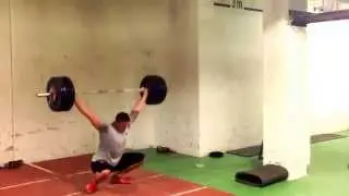 Gjersoe - 1x105 kg snatch