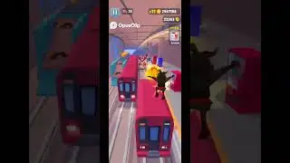 Ninja's Insane Subway Run  Coins, Trains & Fiery Jumps! #subwaysurfers #mobilegaming #gaming #games