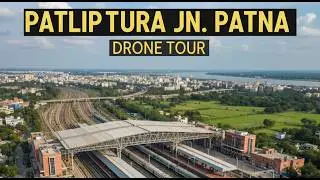 Exploring Patliputra Railway Station from Above | 4K Ariel View 2026 | PPTA | #PatnaDroneView