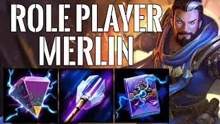 Just Filling In Damage Where It's Needed! Merlin Mid Gameplay (Smite Conquest)