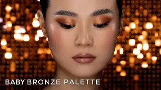 Classic Glam Eye Look ft. the BABY BRONZE EYESHADOW PALETTE| Natasha Denona Makeup