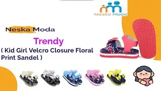 Neska Moda Velcro Closure Floral Print Sandal #neskamoda #topntoe #babyshoe #booties #flipkart