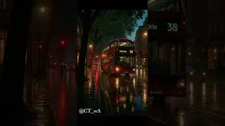 🎺 A Cup of Calm on a Stormy Evening | Jazz | Piano | London | 🇬🇧 | Buss | Rainy | Misty | Evening