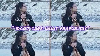 &ldquo;I DONT CARE WHAT PEOPLE SAY&rdquo; I AM HAPPY IN MY LIFE 😎 #vlogging #youtubevideo #forypupage #vairal 
