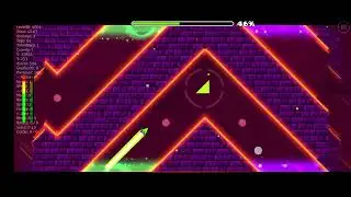 Geometry Dash SubZero, nivel Power Trip con todos sus coins.