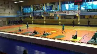 Slezsky Opava - Śląsk Wrocław | sparing Nowa Ruda | 25.01.2012 | rozgrzewka w hali CTS