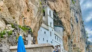 The Incredible Ostrog Monastery in Montenegro 😍  #shorts
