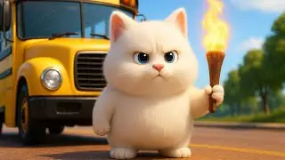 Milo Saves the Day! 🐱💥 | Cute AI Animated Cat Hero Story