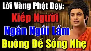 Lời Phật Dạy: Hành Trình Kiếp Người Ngắn Ngủi Lắm - Buông Bớt Để Sống Nhẹ | CHÁNH PHÁP TUỆ GIÁC