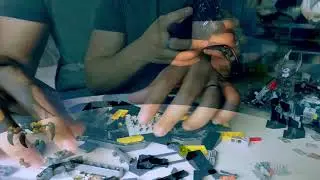 Timelapse Assembly of Ethan's Lego Flying Fox: Batmobile Airlift Attack Box Set