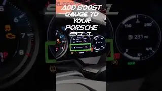 🔥 Добавьте датчик наддува ⏰ на приборную панель вашего Porsche 911! 🔥