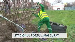 Stadionul Portul, mai curat