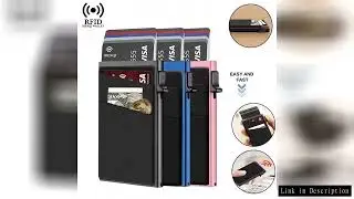 Anti-theft Cards Protectors Card Holder Minimalist Smart Wallet RFID Protection Aluminum Metal Box C