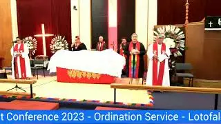 Methodist Church of New Zealand. Ordination Service Lotofale'ia, Auckland.