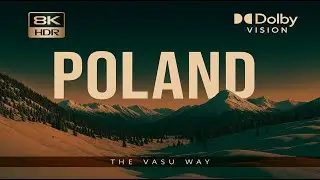 Winter in Poland 4K UHD ❄️ Snowy Streets, Historic Castles & Peaceful European Charm