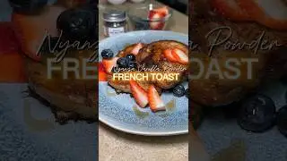 Nyanza Vanilla Powder | French Toast with Single Origin Spice 🫐🍓 #explorepage #shortsfeed #shorts