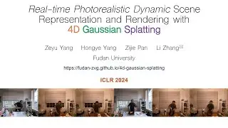 Real-time Photorealistic Dynamic Scene Representation and Rendering with 4D Gaussian Splatting