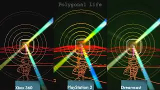 Rez HD - Graphics Comparison - Xbox 360 vs PS2 vs Dreamcast [Screenshot Comparison]