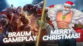 BRAUM GAMEPLAY - SUPPORT DRAGON LANE - RUNES & BUILDS - LEAGUE OF LEGENDS WILD