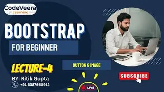 🔴 Bootstrap Button | Learn Bootstrap from Scratch | For Beginners 🚀| Codeveera Learning