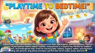 Reading books and counting too, Drawing pictures bright and new, Letters, numbers, shapes /Songs