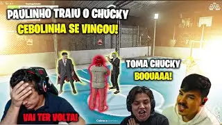 PAULINHO o LOKO traiu o CHUCKY e AJUDOU CEBOLINHA se VINGAR😱FOI AMARRADO😱! GTA RP