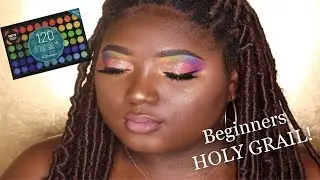 BH COSMETICS 120 1st Edition Palette | Rainbow 🌈 & Glitter ✨ Cut Crease