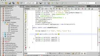 Section 5 static Arrays loops break etc