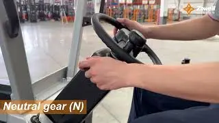 operation video for Articulated forklift