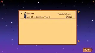 [Stardew Valley] Long lost video (part 5)