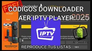 MEJORES CODIGOS DOWNLOADER, CODIGO PARA SMART TV CLUB AER IPTV PLAYER.PARA FIRE TV Y ANDROID TV.