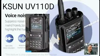 KSUN UV110D - AIRBAND VHF UHF BLUETOOTH 10 Watt