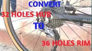 CONVERTION 32 HOLES HUBS/36 HOLES RIM
