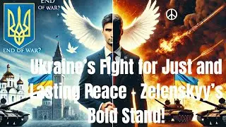 Ukraine&rsquo;s Fight for Just and Lasting Peace &ndash; Zelenskyy&rsquo;s Bold Stand! | The Viral Times 🔥
