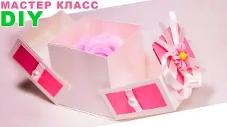 Как сделать подарочную КОРОБКУ своими руками? | StasiaCool DIY