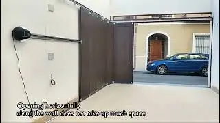 🚪 Side-Sliding Garage Door – Smart space-saving design!