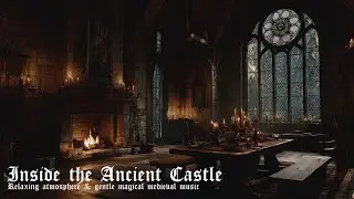 Inside the Ancient Castle | Relaxing atmosphere & gentle magical medieval music